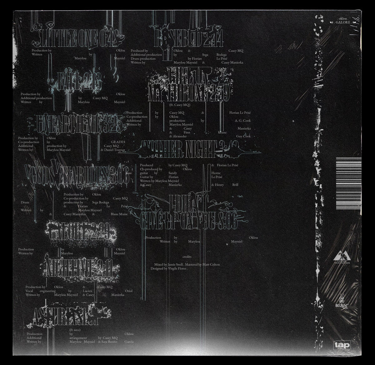 Oklou - Galore (Vinyl) – True Panther Records